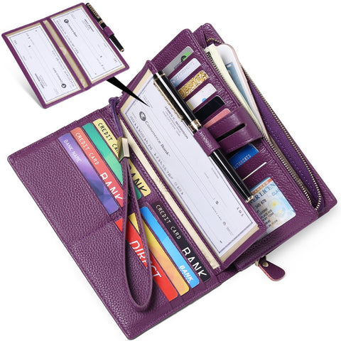 Leather Long Wallet