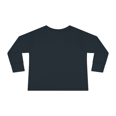 Toddler Long Sleeve Tee — 'Wake Me Up Later' Sleepy Emoji Kids Shirt