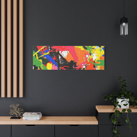 Abstract Art Matte Stretched Canvas — Modern Wall Decor