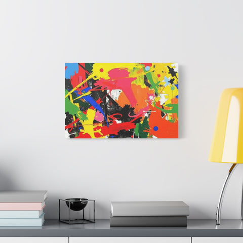 Abstract Art Matte Stretched Canvas — Modern Wall Decor