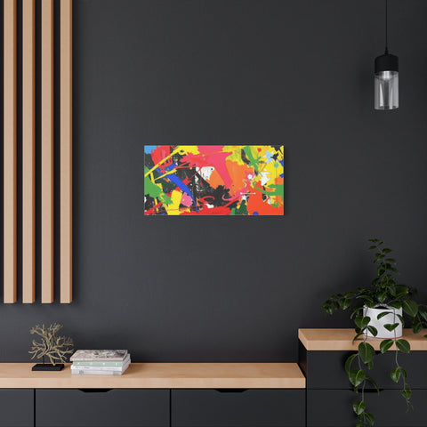 Abstract Art Matte Stretched Canvas — Modern Wall Decor