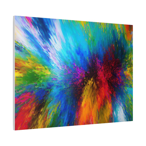 Abstract Color Explosion Matte Canvas Print