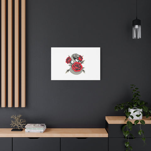 Matte Stretched Canvas - Snake Wall Art