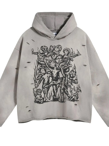 Men's Graphic Long Sleeve Hoodie