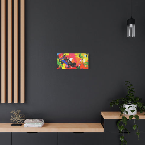 Abstract Art Matte Stretched Canvas — Modern Wall Decor