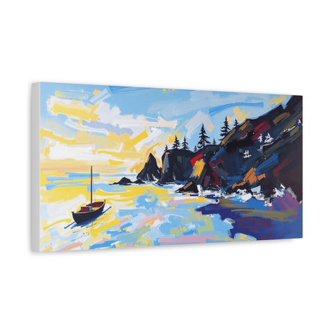 Coastal Sunrise Canvas Print — Stretched Matte Wall Art