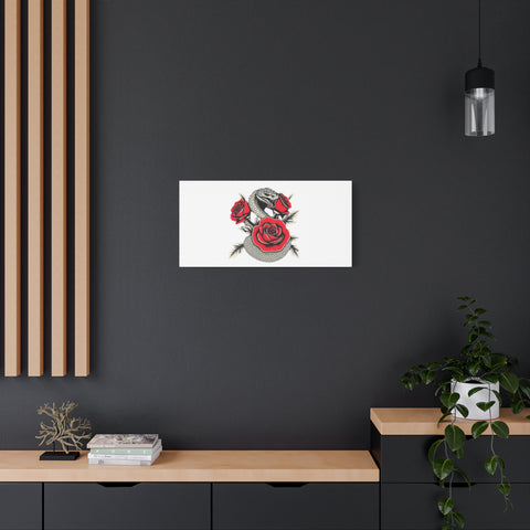 Matte Stretched Canvas - Snake Wall Art