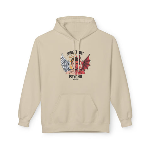 Hoodie - Sweet But Psycho Angel & Devil Graphic Pullover