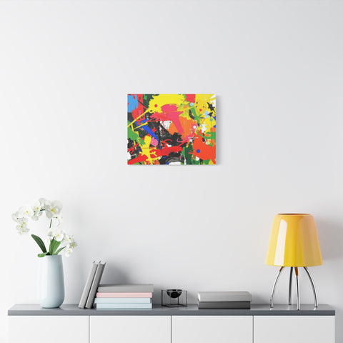 Abstract Art Matte Stretched Canvas — Modern Wall Decor