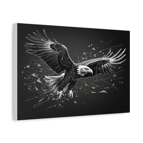Eagle Matte Canvas Wall Art — Stretched 1.25"