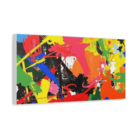 Abstract Art Matte Stretched Canvas — Modern Wall Decor