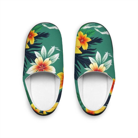 Tropical Floral Women's Indoor Slippers