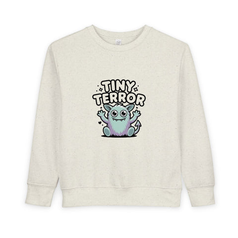 Tiny Terror Toddler Sweatshirt – Cute Monster Kids Pullover