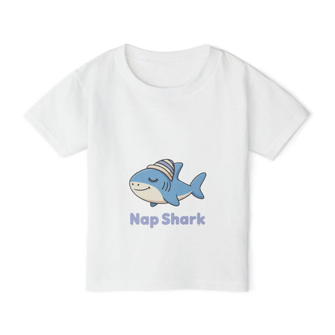 Nap Shark Toddler T-Shirt — Cute Sleepy Shark Tee for Kids