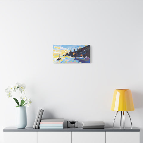 Coastal Sunrise Canvas Print — Stretched Matte Wall Art