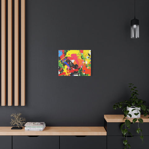 Abstract Art Matte Stretched Canvas — Modern Wall Decor