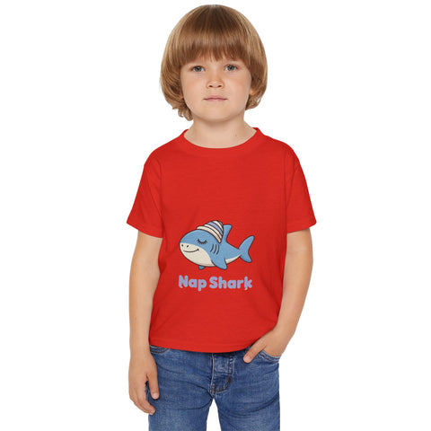 Nap Shark Toddler T-Shirt — Cute Sleepy Shark Tee for Kids