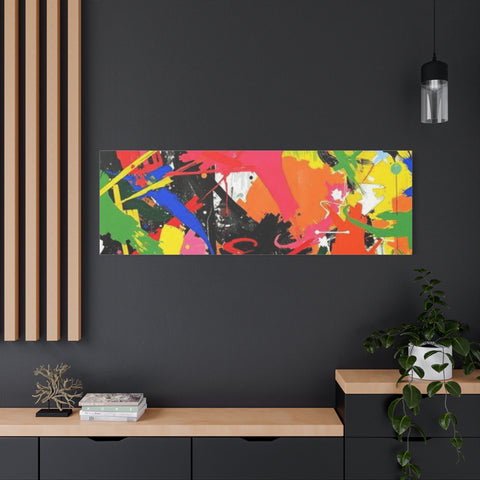 Abstract Art Matte Stretched Canvas — Modern Wall Decor