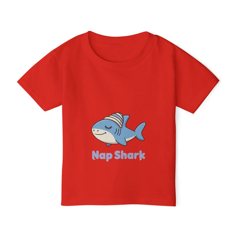 Nap Shark Toddler T-Shirt — Cute Sleepy Shark Tee for Kids