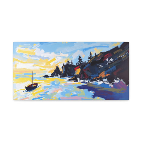 Coastal Sunrise Canvas Print — Stretched Matte Wall Art