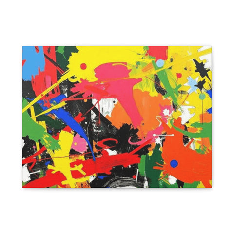 Abstract Art Matte Stretched Canvas — Modern Wall Decor