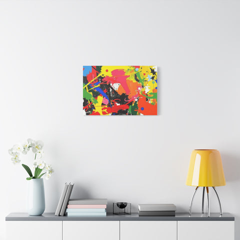 Abstract Art Matte Stretched Canvas — Modern Wall Decor