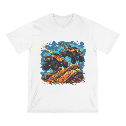 Monster Truck Jump T-Shirt — Off‑Road Stunt Graphic Tee for Kids & Fans