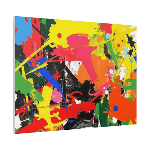Abstract Art Matte Stretched Canvas — Modern Wall Decor