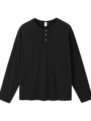 Men's Long Sleeve Henley T-Shirt