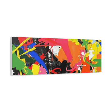 Abstract Art Matte Stretched Canvas — Modern Wall Decor