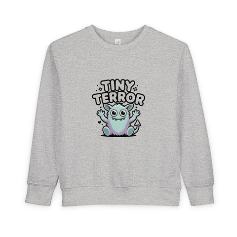 Tiny Terror Toddler Sweatshirt – Cute Monster Kids Pullover