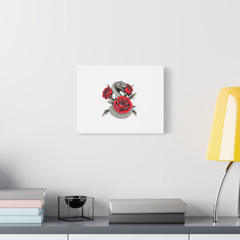 Matte Stretched Canvas - Snake Wall Art