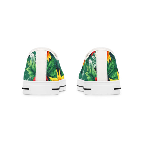 Tropical Floral Women's Low Top Sneakers
