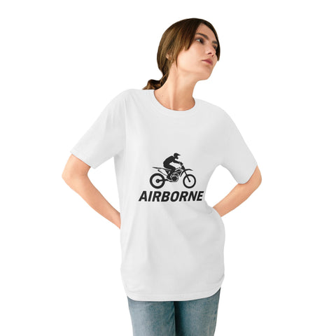 Airborne Dirt Bike T-Shirt — Motocross Rider Graphic Tee