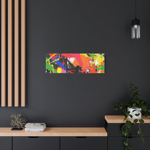 Abstract Art Matte Stretched Canvas — Modern Wall Decor