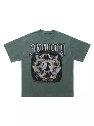 Men's Vintage Graphic Washed T-Shirt