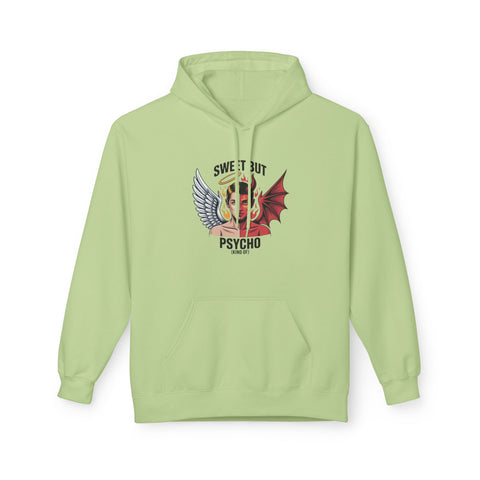 Hoodie - Sweet But Psycho Angel & Devil Graphic Pullover