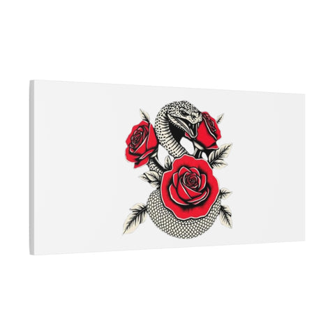Matte Stretched Canvas - Snake Wall Art
