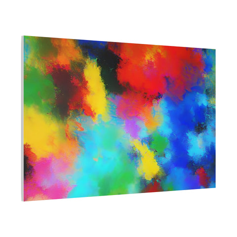 Abstract Color Burst Canvas Print — Vibrant Stretched Matte Wall Art