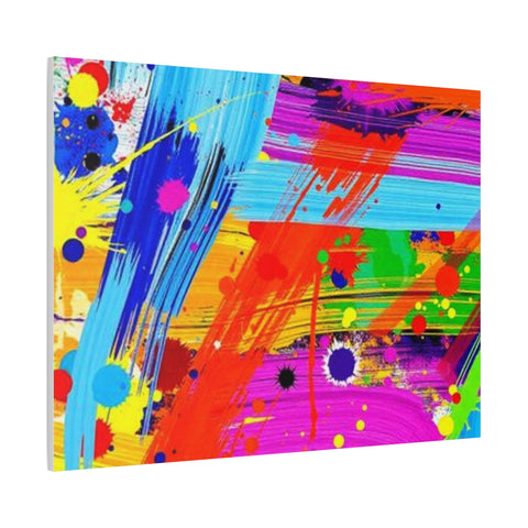 Abstract Color Splash Canvas Print — Vibrant Modern Wall Art
