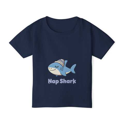 Nap Shark Toddler T-Shirt — Cute Sleepy Shark Tee for Kids