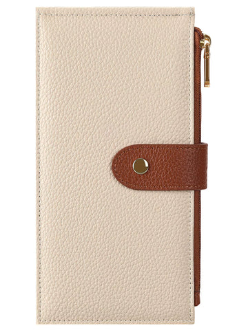 Dual Zipper Long Wallet