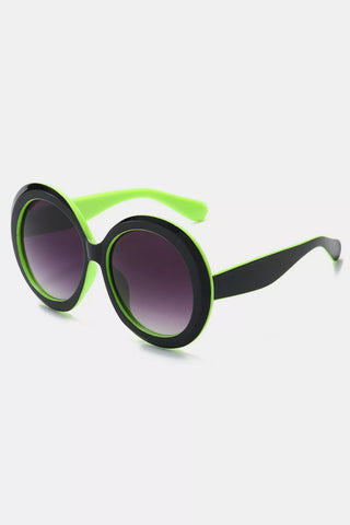 Oversized Round Frame Fashion Sunglasses