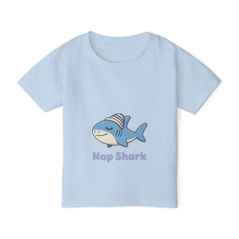 Nap Shark Toddler T-Shirt — Cute Sleepy Shark Tee for Kids