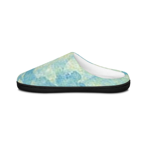 Coastal Watercolor Women's Indoor Slippers
