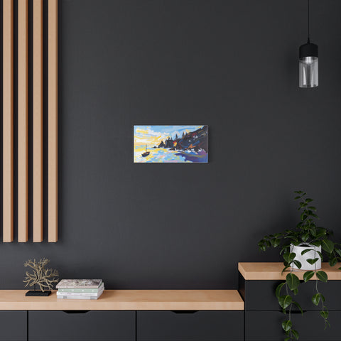Coastal Sunrise Canvas Print — Stretched Matte Wall Art