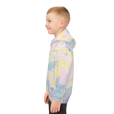 Pastel Brushstroke Kids Hoodie