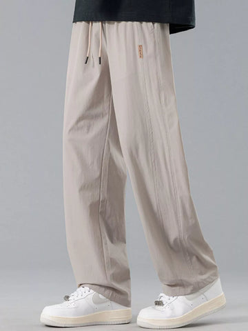Men's Plus Size Loose Fit Drawstring Casual Pants