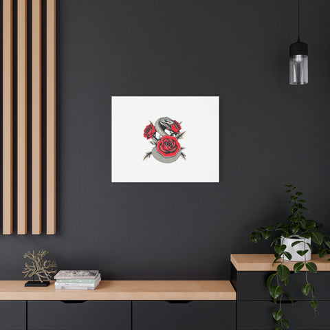 Matte Stretched Canvas - Snake Wall Art