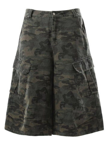 Men's Camouflage Cargo Capris